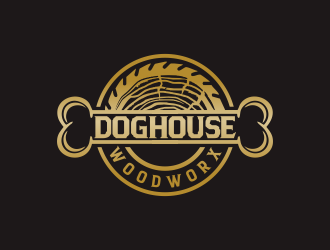 Doghouse Woodworx logo design by veter