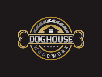 Doghouse Woodworx logo design by veter