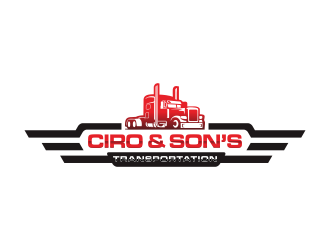 Ciro & Son’s Transportation logo design by veter