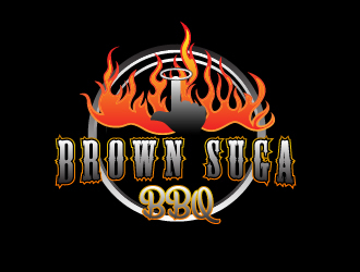 Brown Suga BBQ logo design by chumberarto