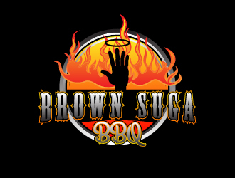 Brown Suga BBQ logo design by chumberarto