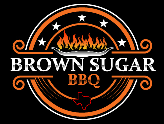 Brown Suga BBQ logo design by Suvendu