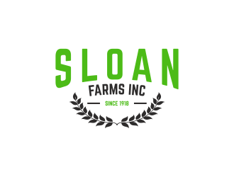 Sloan Farms Inc. logo design by ArRizqu