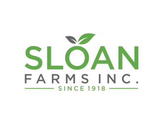 Sloan Farms Inc. logo design by GassPoll