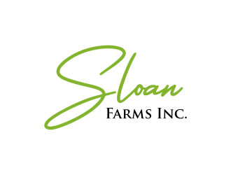 Sloan Farms Inc. logo design by GassPoll