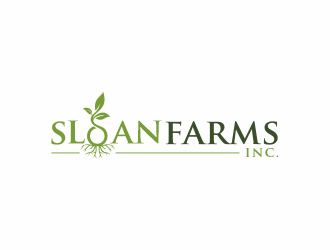 Sloan Farms Inc. logo design by zegeningen