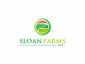 Sloan Farms Inc. logo design by zegeningen