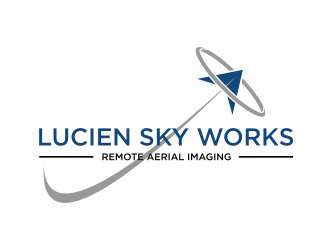 Lucien Sky Works logo design by GassPoll