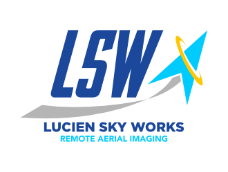 Lucien Sky Works logo design by shikuru