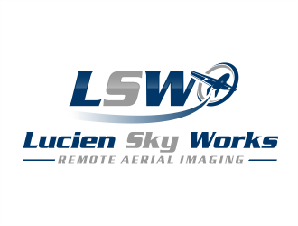 Lucien Sky Works logo design by evdesign