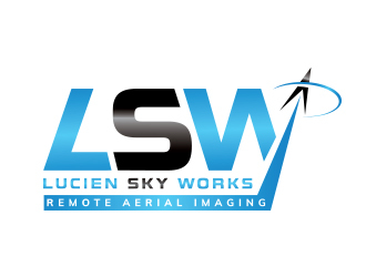 Lucien Sky Works logo design by ADDI