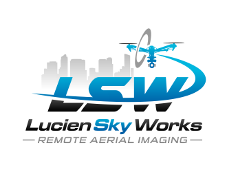 Lucien Sky Works logo design by Gopil
