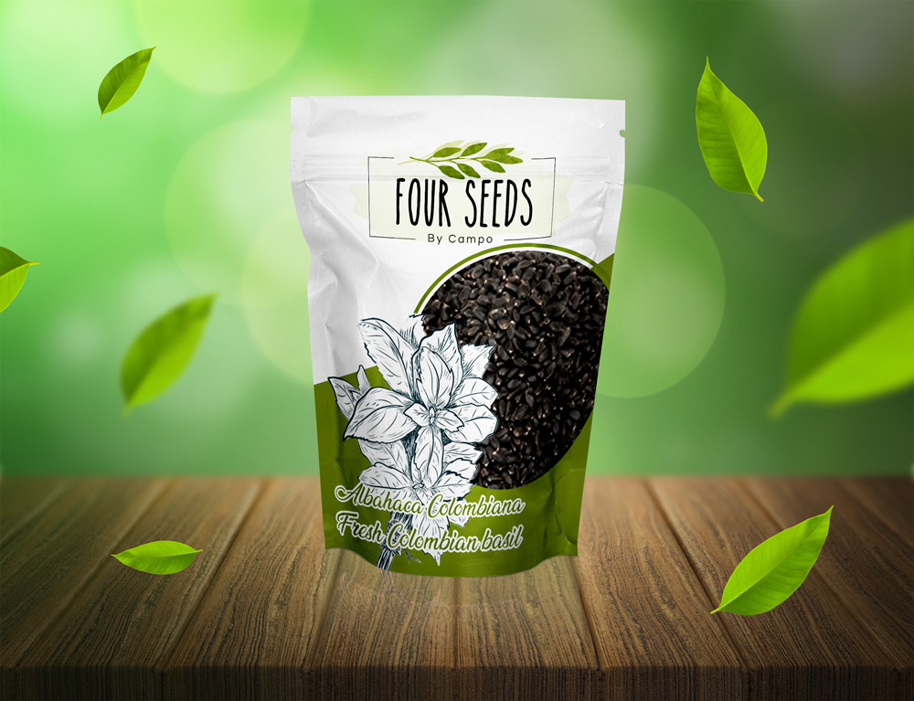 Four Seeds logo design by grea8design