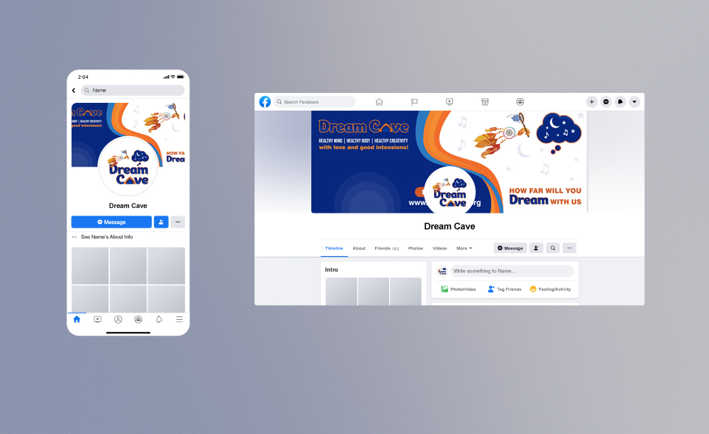 Dream Cave  logo design by rizuki