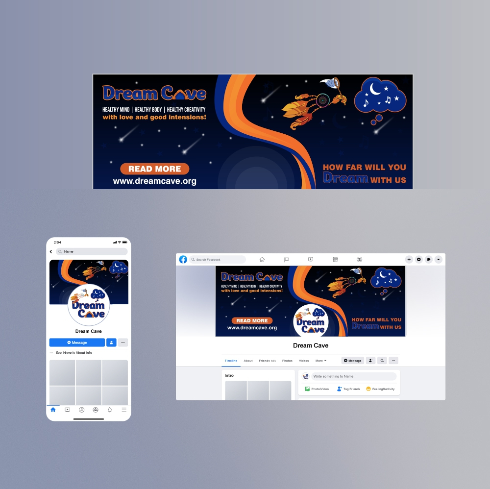 Dream Cave  logo design by rizuki