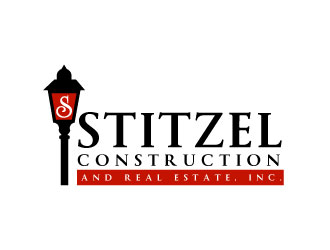 Stitzel Construction logo design by Erasedink