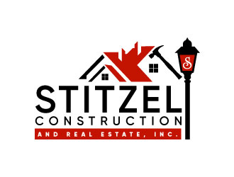 Stitzel Construction logo design by Erasedink