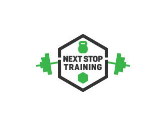 Next Stop training logo design by hwkomp