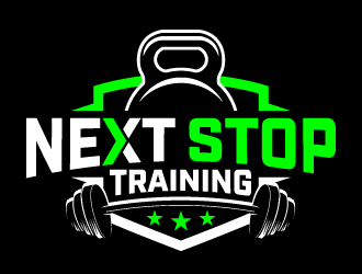 Next Stop training logo design by jaize