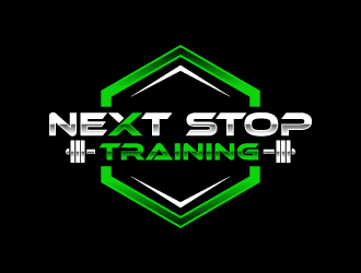 Next Stop training logo design by fillintheblack