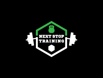 Next Stop training logo design by hwkomp
