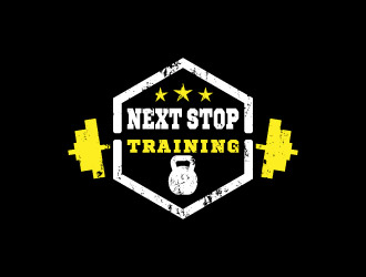 Next Stop training logo design by hwkomp