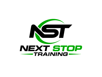 Next Stop training logo design by aRBy