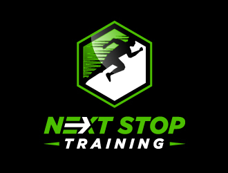 Next Stop training logo design by fillintheblack