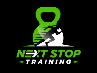 Next Stop training logo design by fillintheblack