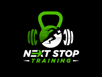 Next Stop training logo design by fillintheblack