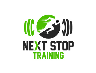 Next Stop training logo design by fillintheblack