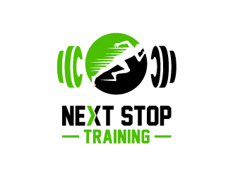 Next Stop training logo design by fillintheblack