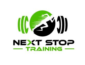 Next Stop training logo design by fillintheblack