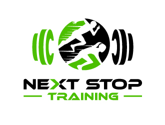 Next Stop training logo design by fillintheblack