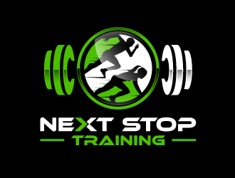 Next Stop training logo design by fillintheblack