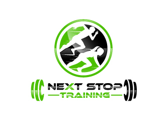 Next Stop training logo design by fillintheblack