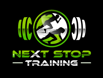 Next Stop training logo design by fillintheblack