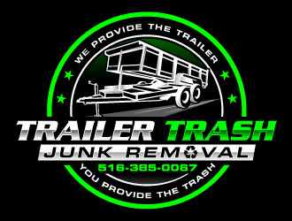 Trailer trash junk removal  logo design by Suvendu