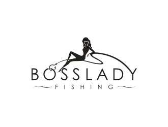 Boss Lady Fishing logo design by superiors