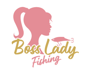 Boss Lady Fishing logo design by uttam