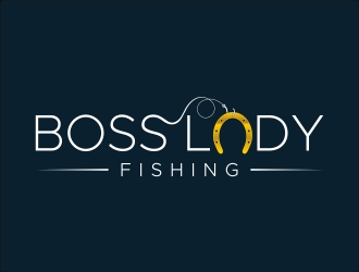 Boss Lady Fishing logo design by qhie
