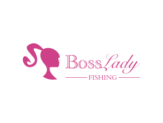 Boss Lady Fishing logo design by aflah
