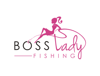 Boss Lady Fishing logo design by superiors