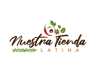 Nuestra Tienda Latina logo design by iamjason