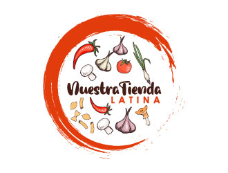 Nuestra Tienda Latina logo design by Erasedink