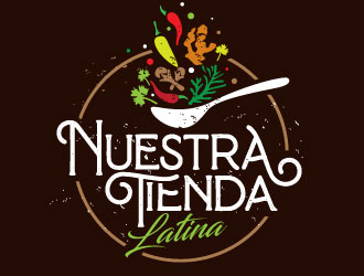 Nuestra Tienda Latina logo design by REDCROW