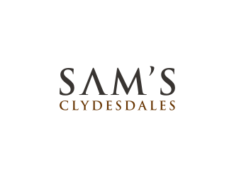 Sam’s Clydesdales  logo design by Artomoro
