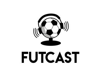 futcast logo design by JessicaLopes