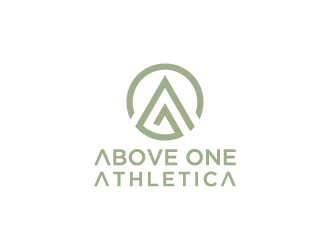 Above One Athletica logo design by wongndeso