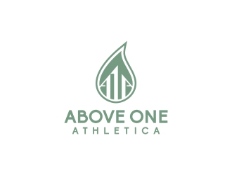 Above One Athletica logo design by harno